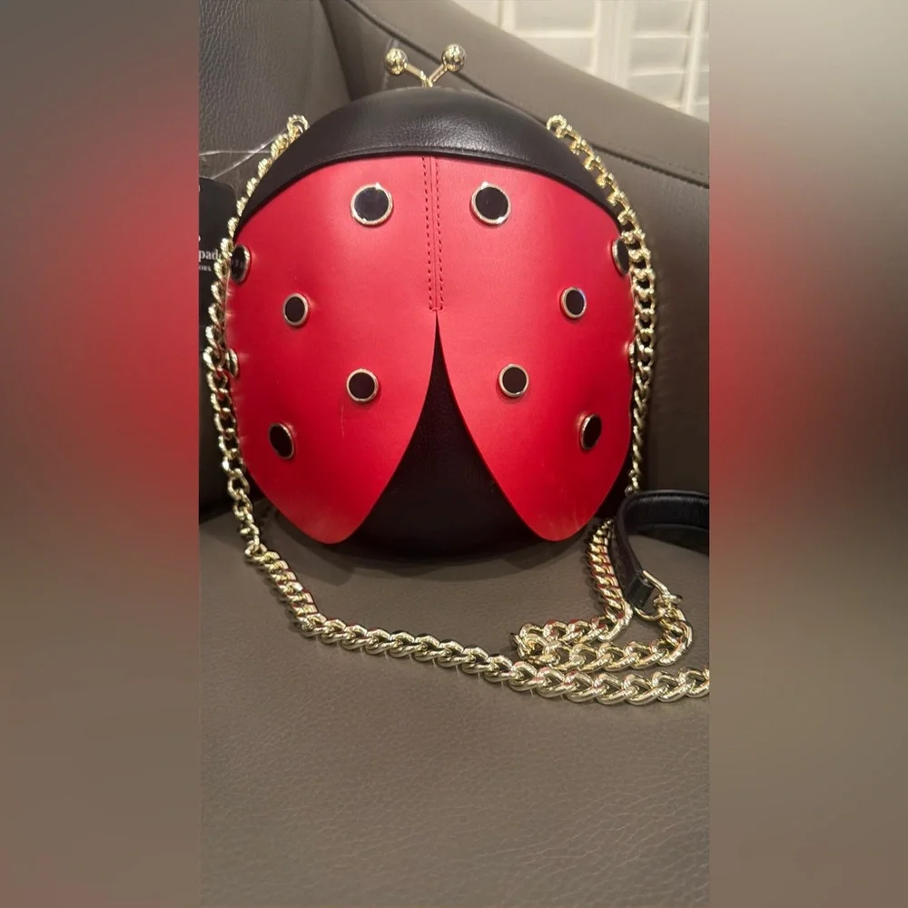 NWT Kate Spade dottie 3d ladybug NOVELTY Crossbody - Picture 4 of 10
